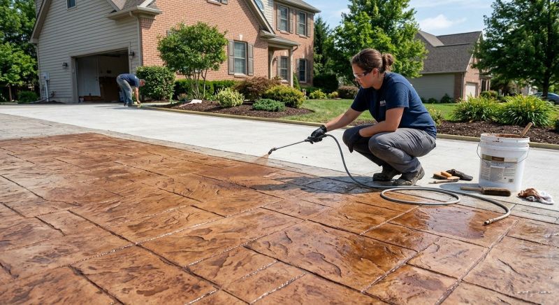 Driveway Overlaying in Frisco, TX
